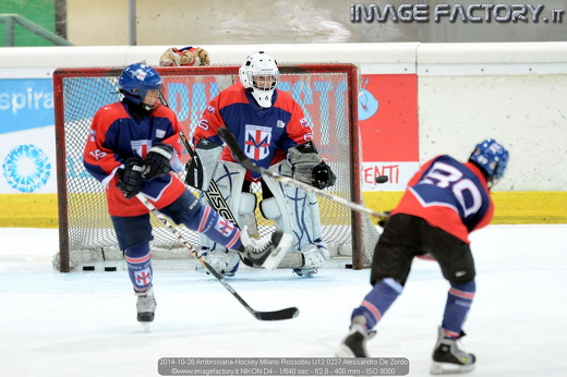 2014-10-26 Ambrosiana-Hockey Milano Rossoblu U12 0227 Alessandro De Zordo